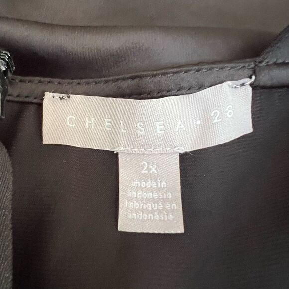 CHELSEA28 Twist Detail Satin Jumpsuit size 2X NWOT - Picture 5 of 9